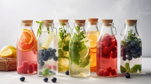 Acqua aromatizzata alla frutta